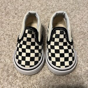 Vans Toddler Slip-On V Checkerboard Shoe